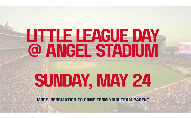 Little League Day at Angel Stadium
